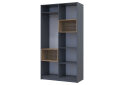 Obrázek 9 - Skříň Dale 2D s výklenkem 115.2х52х220 cm grafit / dub evoke