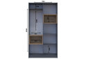 Obrázek 13 - Skříň Dale 2D s výklenkem 115.2х52х220 cm grafit / dub evoke