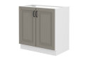 Obrázek 5704 - Kuchyňská sestava 2.5 m (I) Stilo bílý / clay grey
