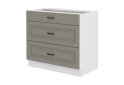 Obrázek 5706 - Kuchyňská sestava 2.8x1.7 m Stilo bílý / clay grey