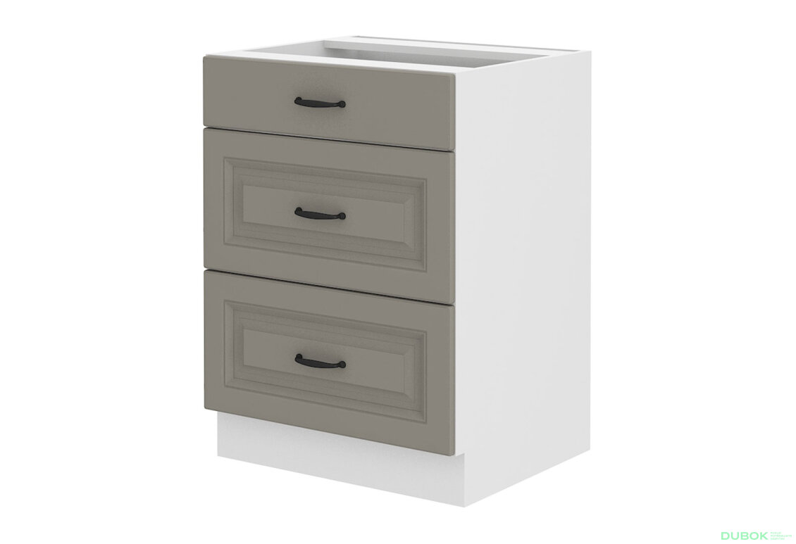 Obrázek 5709 - Kuchyňská sestava 2.6 m Stilo bílý / clay grey