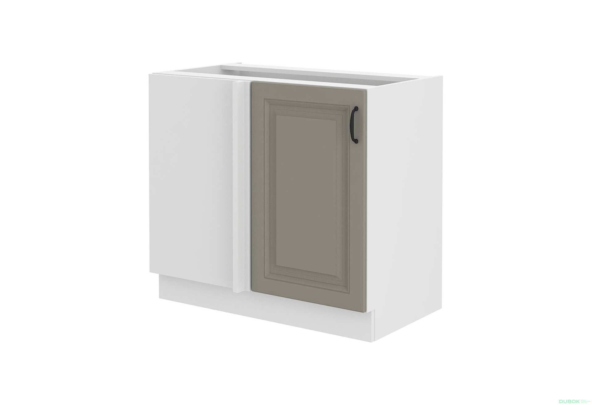 Obrázek 5716 - Kuchyňská sestava 2.8x1.7 m Stilo bílý / clay grey