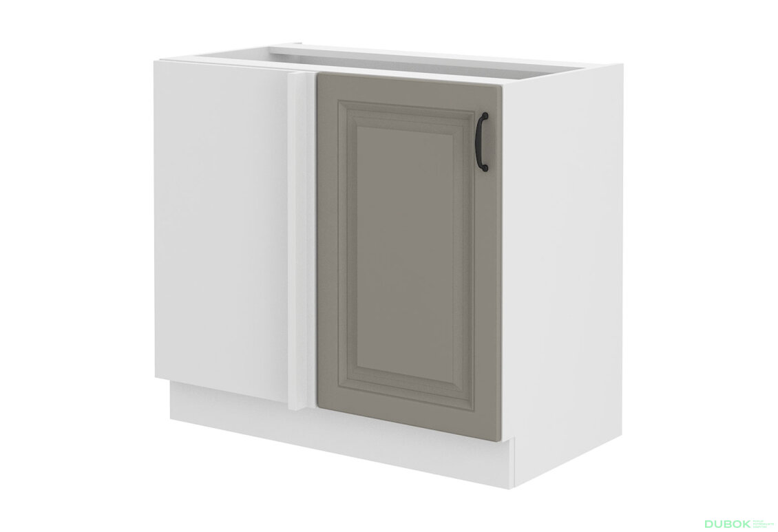 Obrázek 5716 - Kuchyňská sestava 2.8x1.7 m Stilo bílý / clay grey