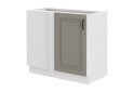 Obrázek 5716 - Kuchyňská sestava 2.8x1.7 m Stilo bílý / clay grey