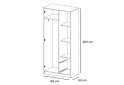 Obrázek 3 - Skříň Simple 2D 2Š nymfaea alba
