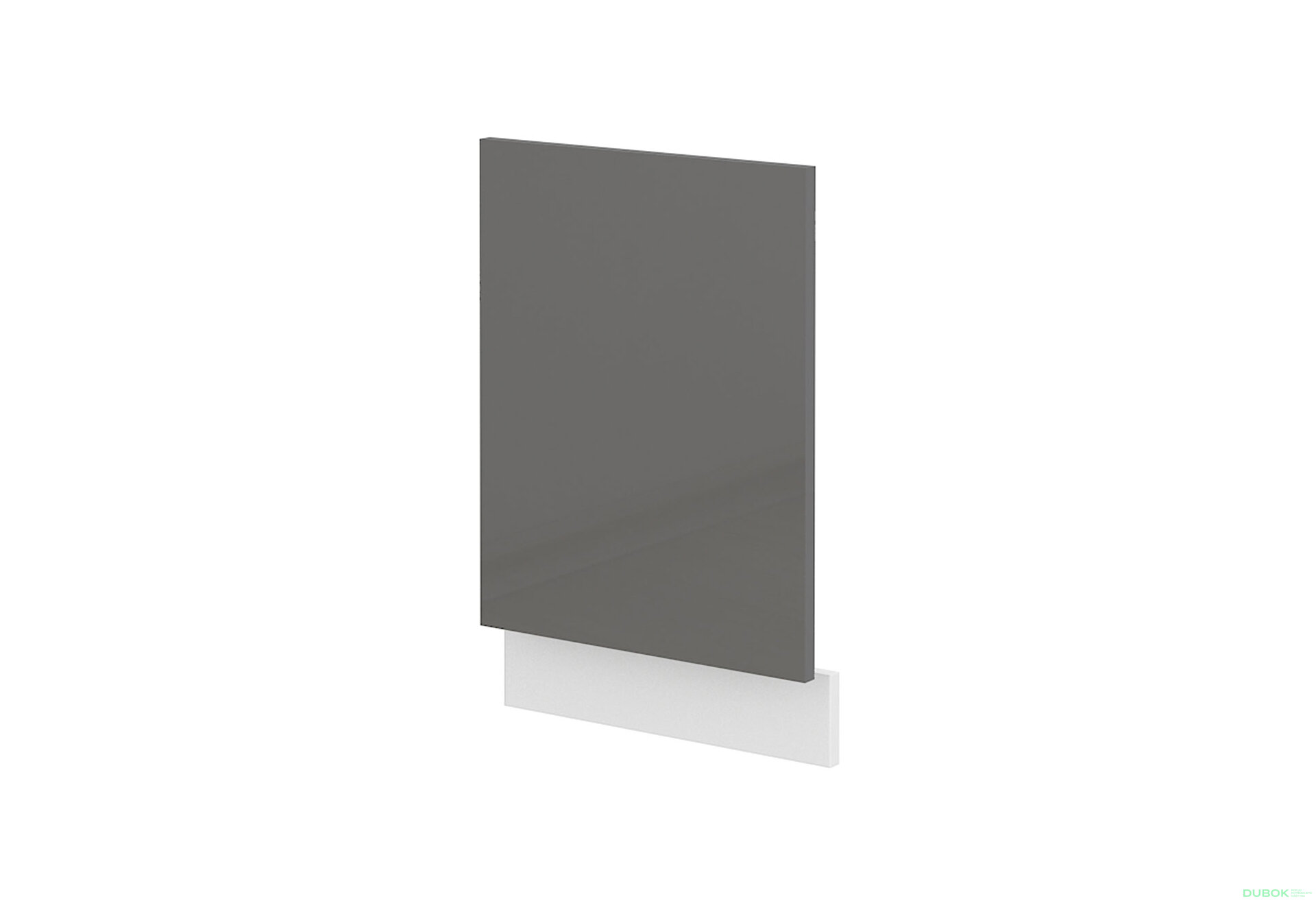 Obrázek 1 - ZM 570x446 dvířka Sonia bílý / šedý lesk