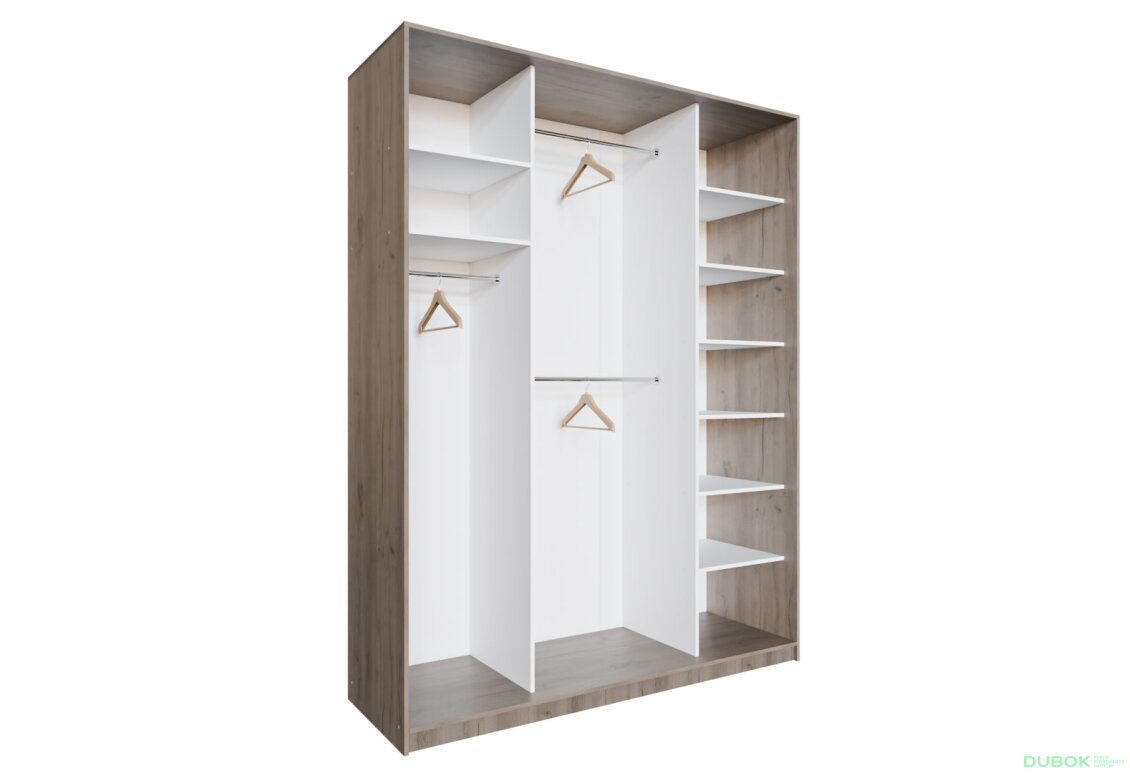 Korpus 1800x600x2400 W Dub kraft šedý