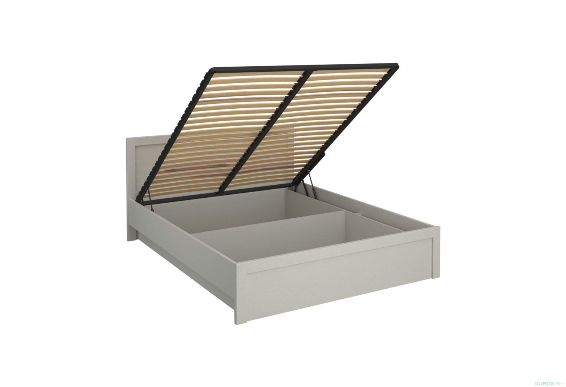 Obrázek 6 - Postel 140x200 s roštem, úložným prostorem kašmír Jazz