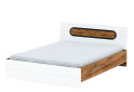 Obrázek 1 - Postel 160x200 dub craft zlatý / bílý lesk Rodan