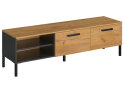 Obrázek 2 - TV stolek 2k/155 dub craft zlatý / antracit Santes