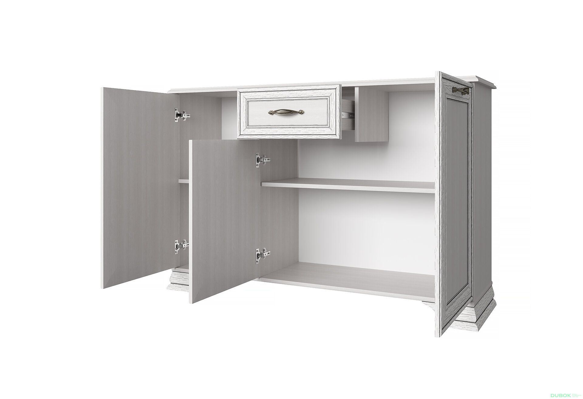 Obrázek 3 - Komoda 3d1s woodline krém Tiffany