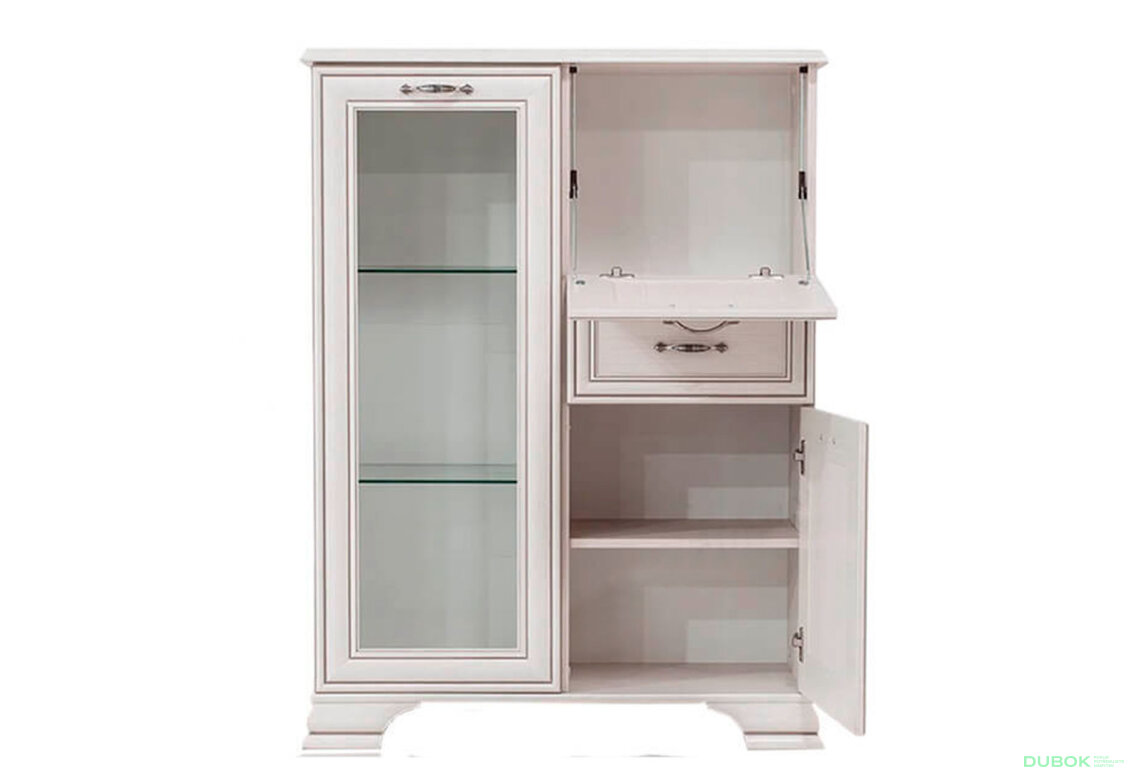 Obrázek 3 - Komoda s mini barem 1d1w1s1b woodline krém Tiffany