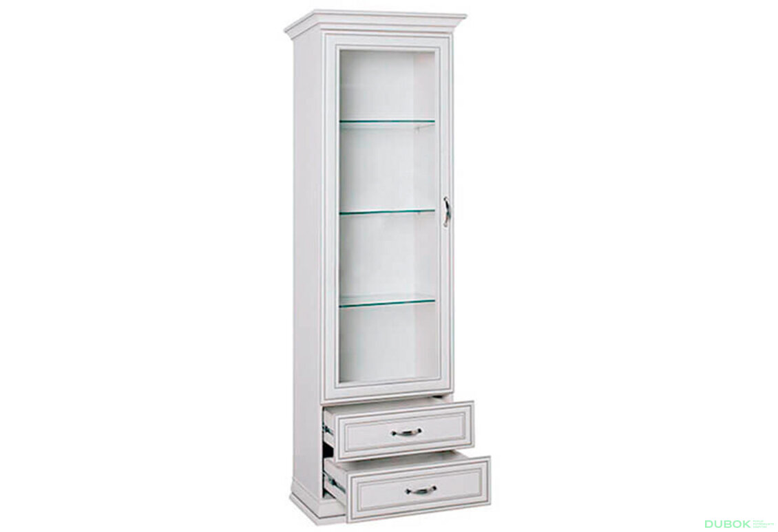 Obrázek 2 - Vitrína 1w2s woodline krém Tiffany