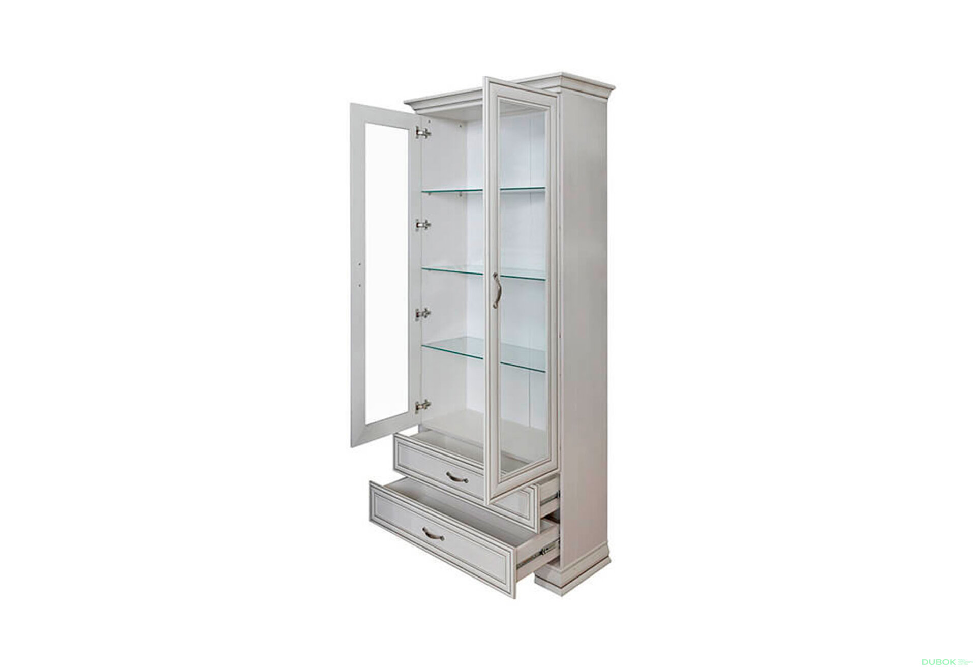 Obrázek 2 - Vitrína 2w2s woodline krém Tiffany