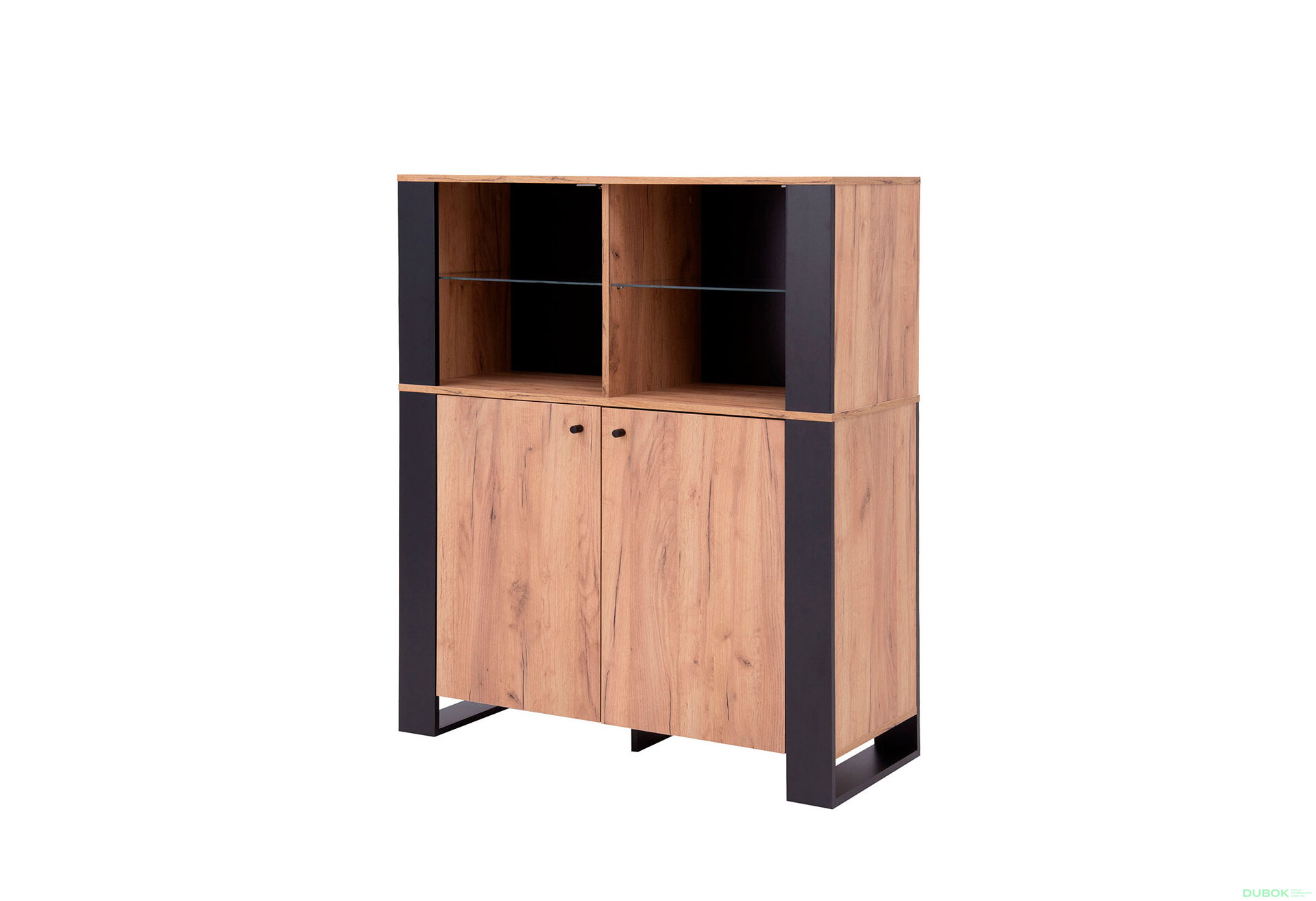 Obrázek 1 - Komoda 2d dub craft zlatý Wood