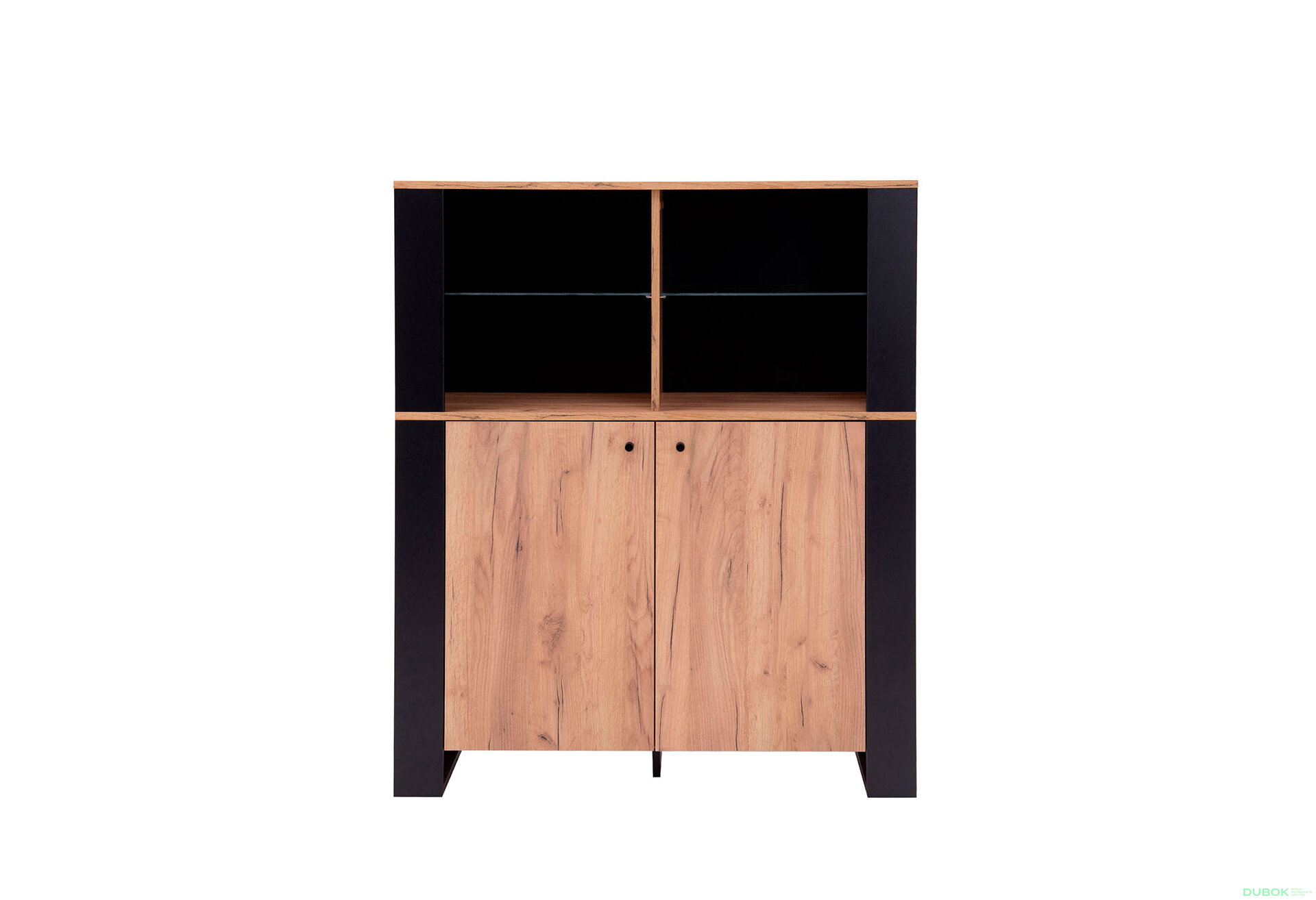 Obrázek 2 - Komoda 2d dub craft zlatý Wood