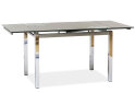 Obrázek 2 - Stůl GD-017 110(170)x74 šedý / chrom