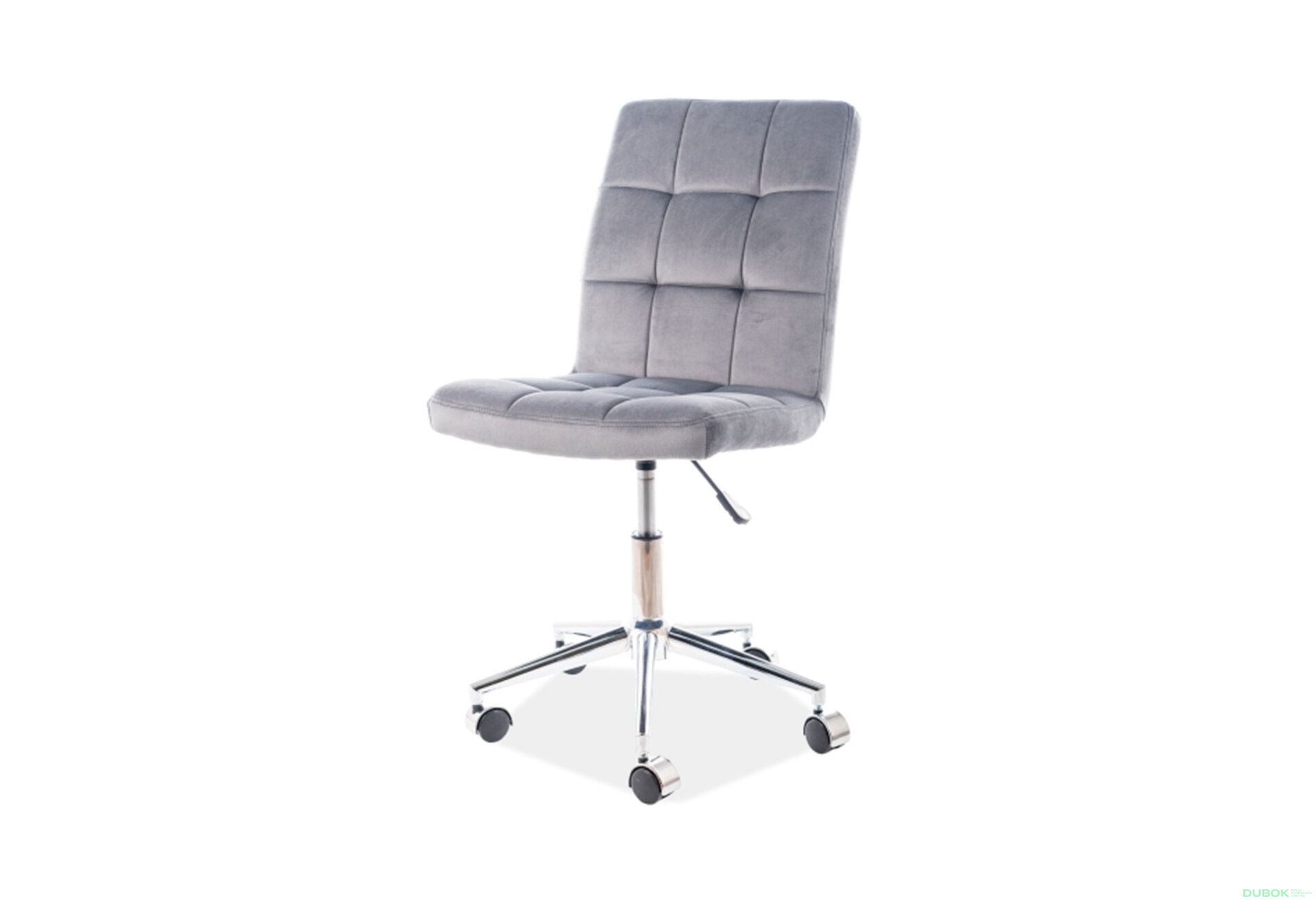 Obrázek 1 - Otočné křeslo Q-020 Velvet, šedý Bluvel 14