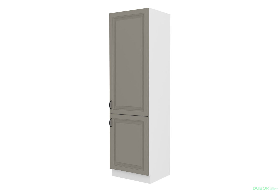 Obrázek 5740 - Kuchyňská sestava 1.2+2.4 m Stilo bílý / clay grey