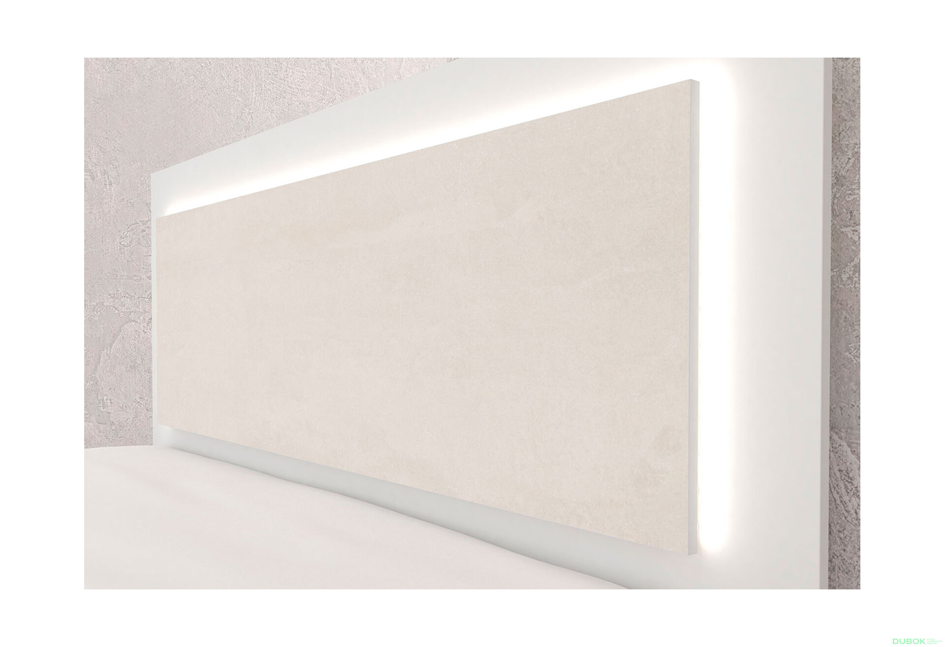 Obrázek 2 - Postel 160x200 + LED Aurelia silk / bílý Idczak meble