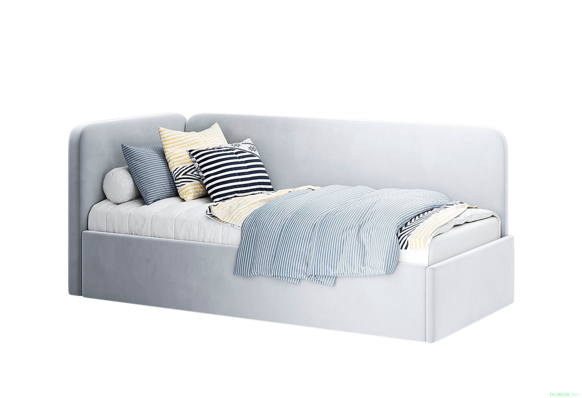 Obrázek 1 - Postel měkká s matrací Sofie New 0,9x2,0 výsuvná s rámem Happy
