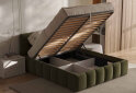 Obrázek 4 - Měkká postel 1.6 TONY s výklopným rámem