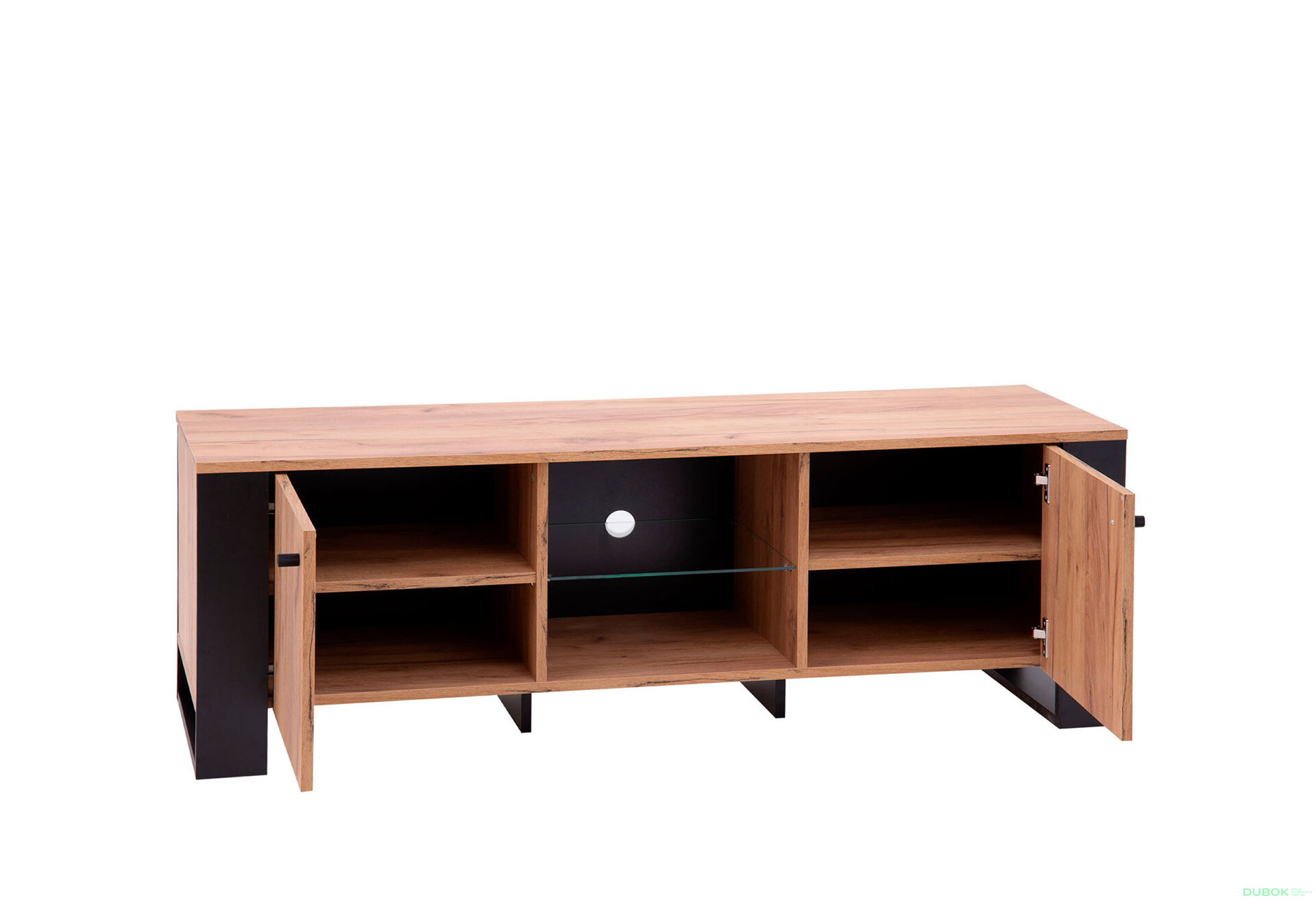 Obrázek 4 - TV stolek 2d/140 dub craft zlatý Wood