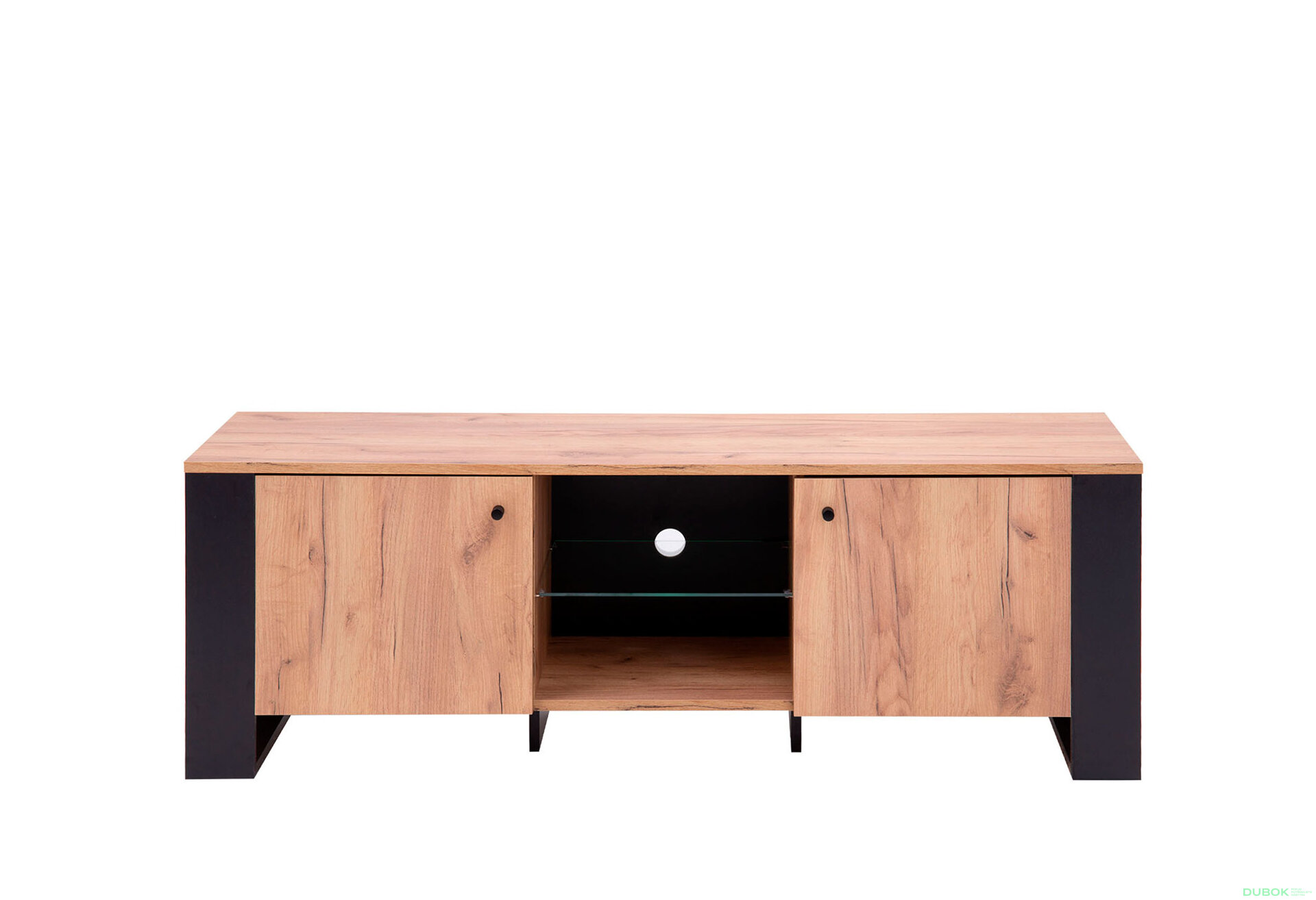 Obrázek 2 - TV stolek 2d/140 dub craft zlatý Wood