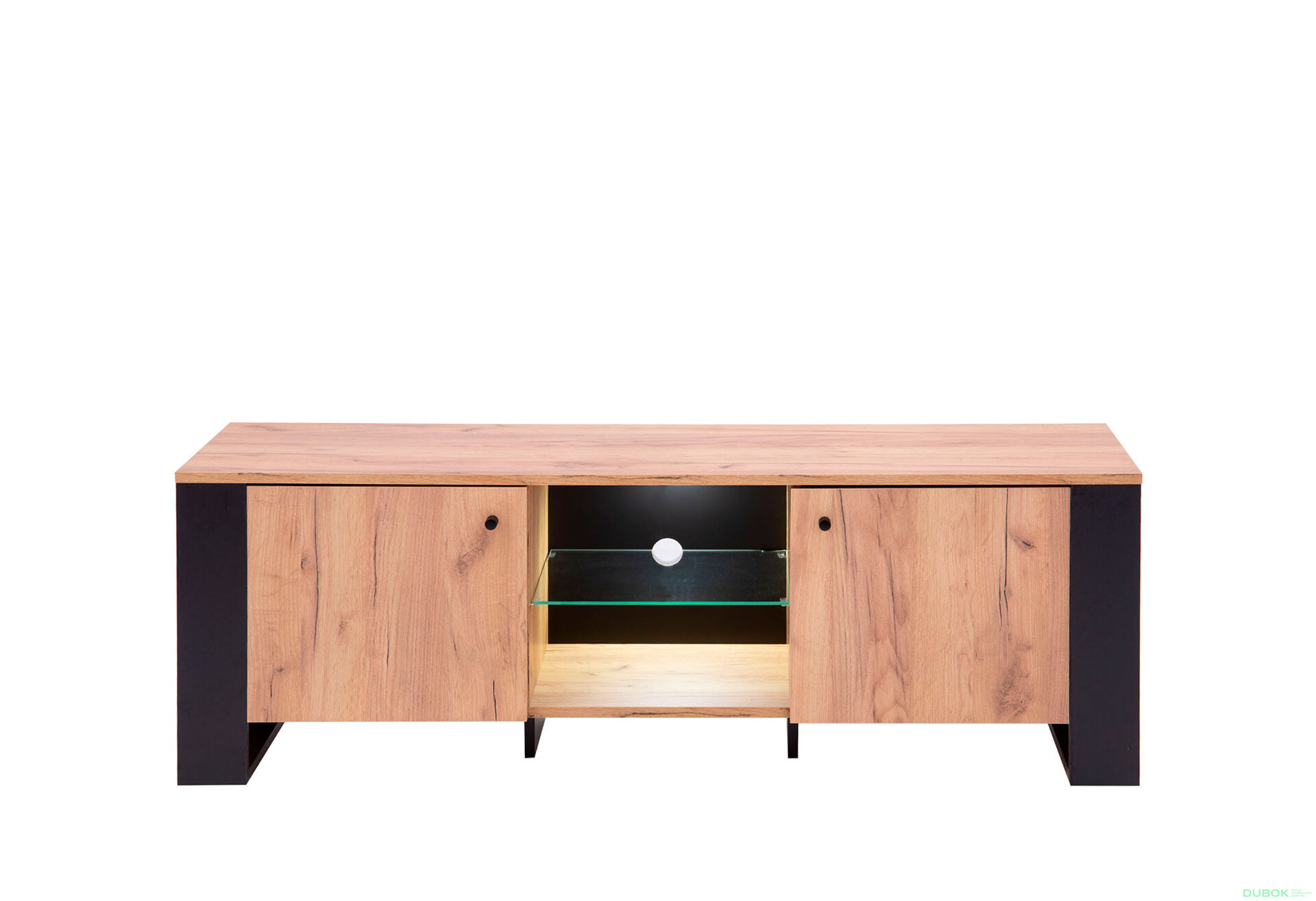 Obrázek 3 - TV stolek 2d/140 dub craft zlatý Wood