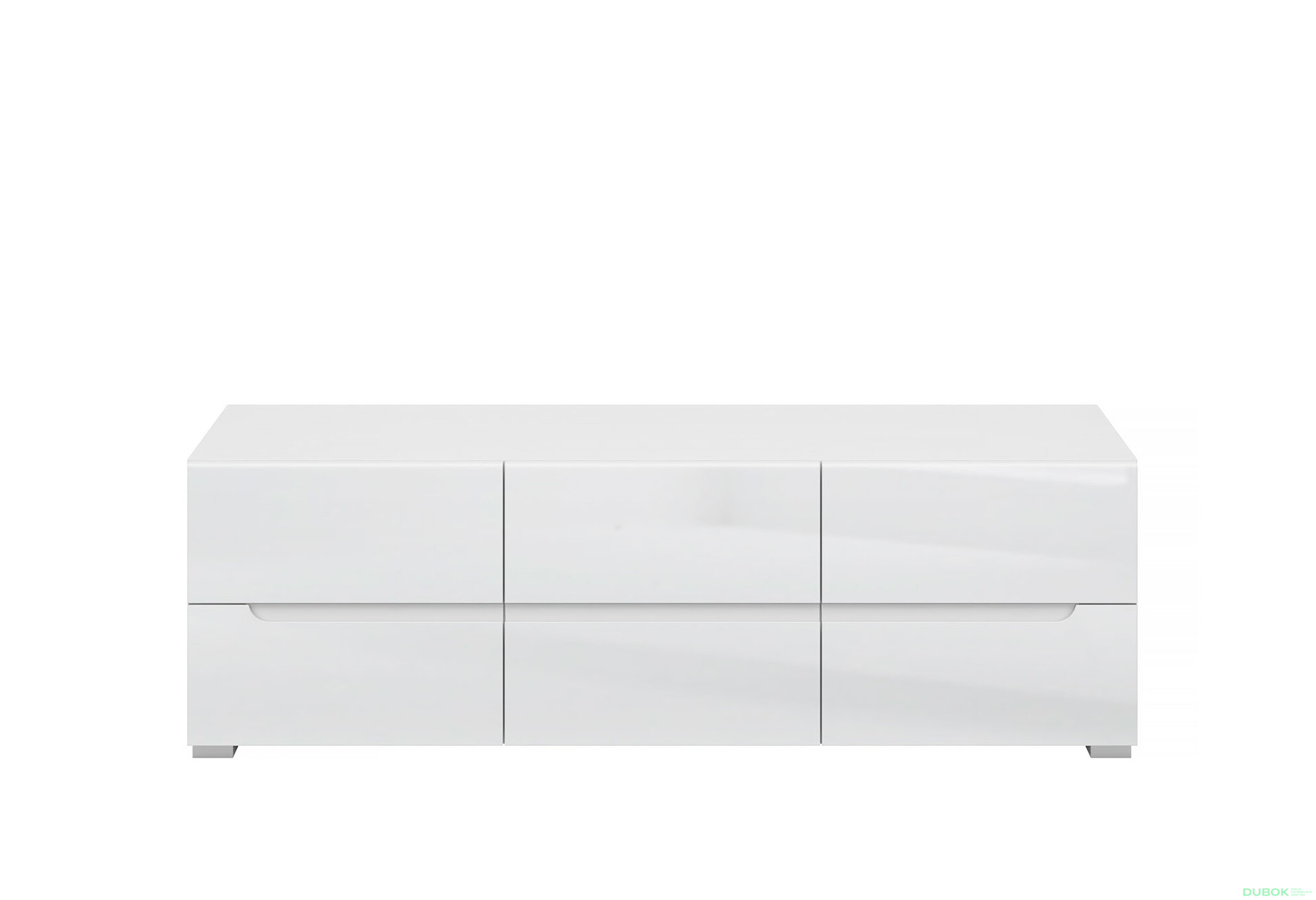 Obrázek 2 - TV stolek 6s/140 bílý lesk Yolk