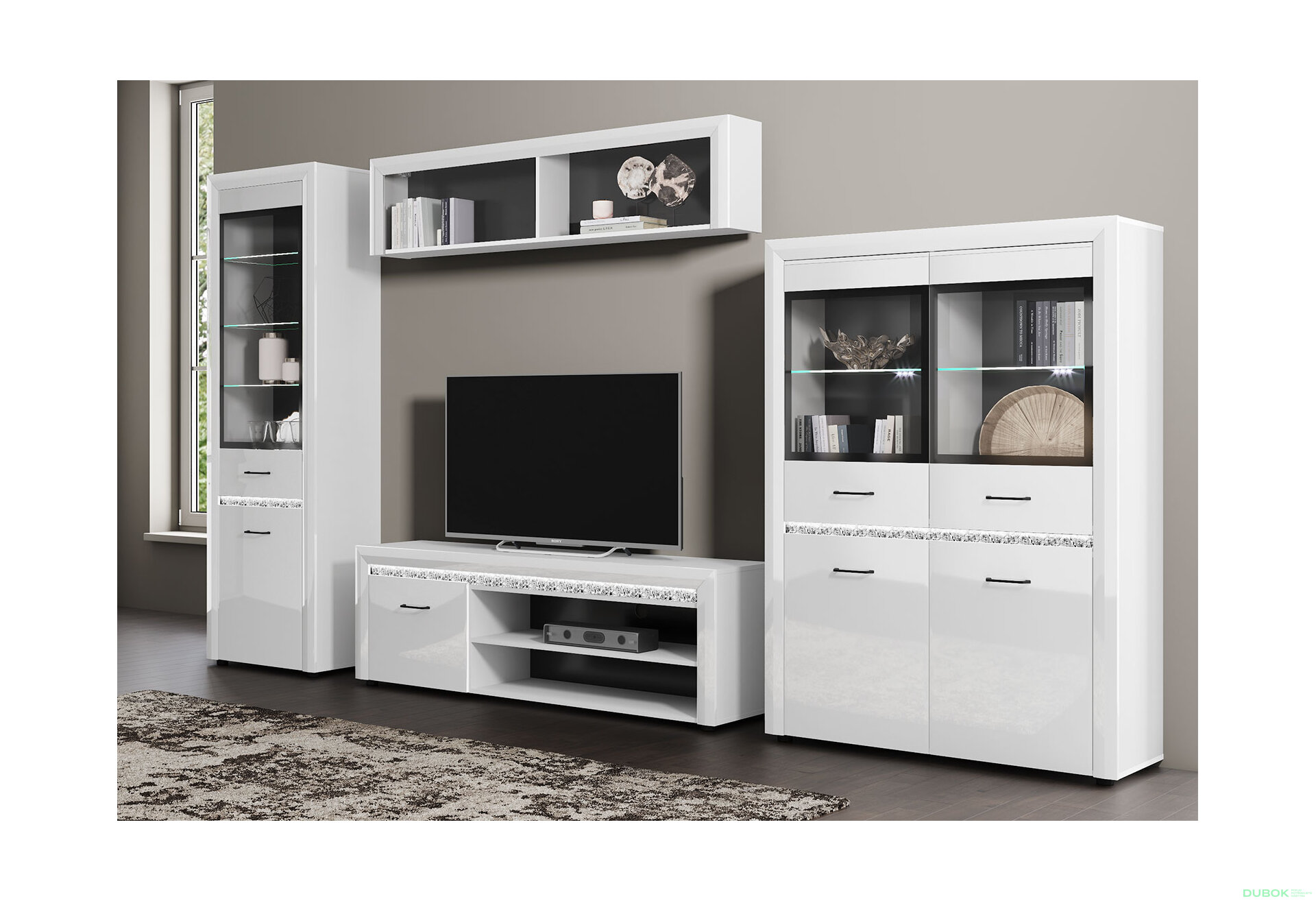 Obrázek 1 - Obývací sestava 3.5 WhiteBlack