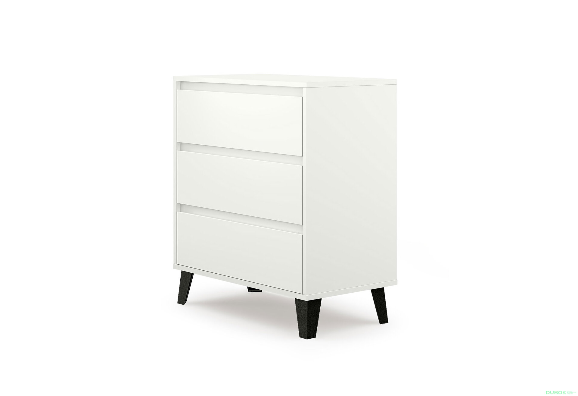 Obrázek 4 - Komoda Borg 3s/70 bílá
