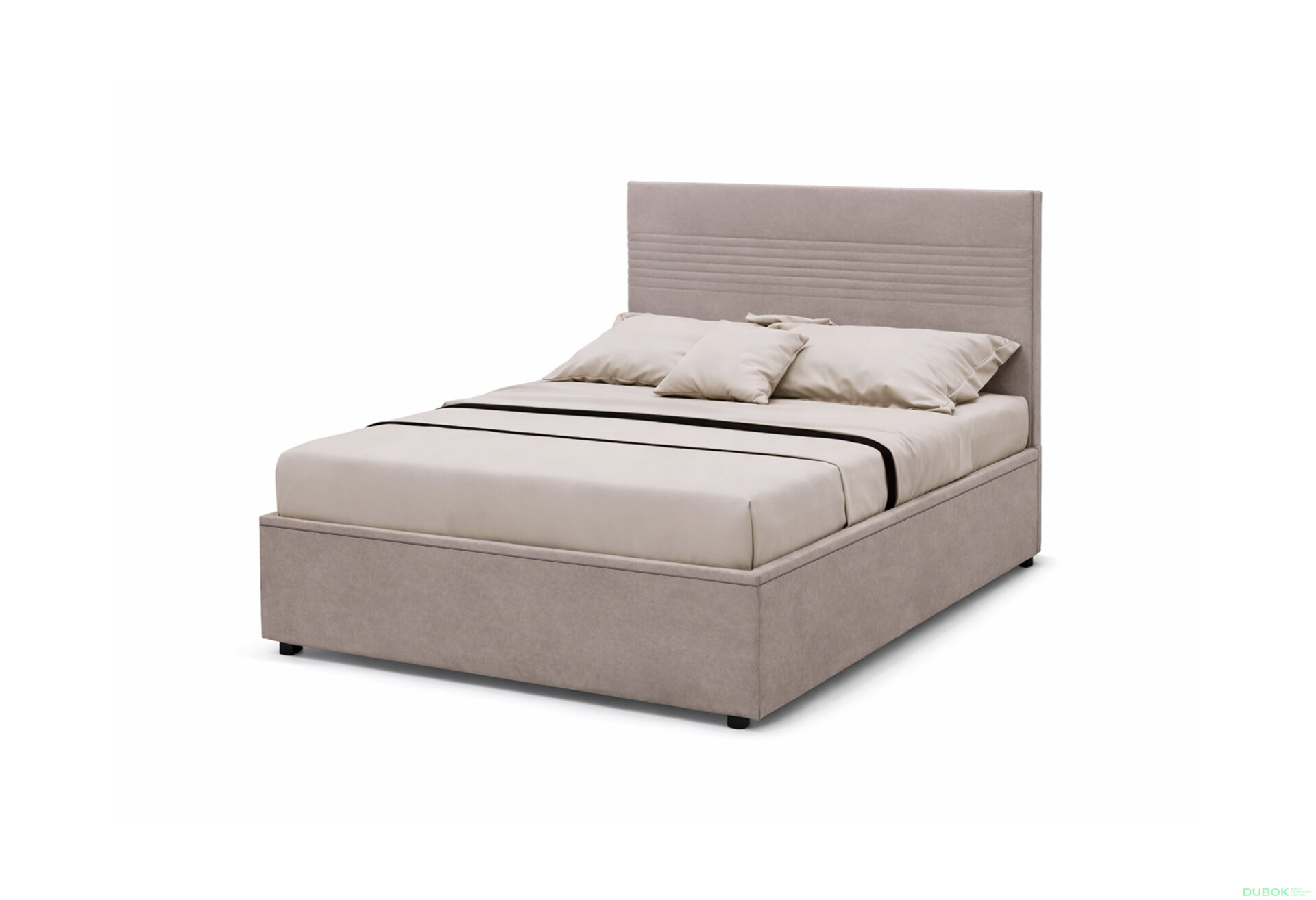 Obrázek 1 - Postel Fro Line 160x200 s roštem, úložným prostorem Mono 233, béž