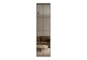 Obrázek 7044 - Skříň 2D Loft 1500x600x2400, DTD + zrcadlo, Lines BL, Dub kraft šedý