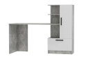 Obrázek 1 - Počítačový stůl Standard, industriál / nymfea alba, pravá montáž