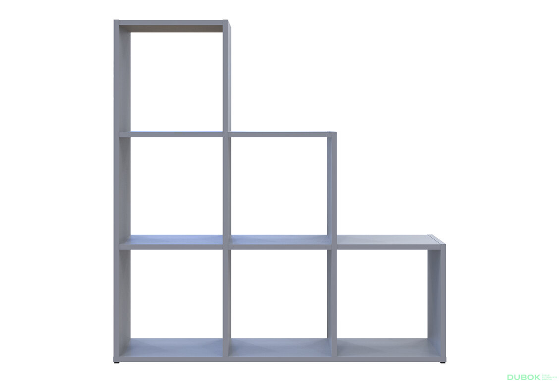 Obrázek 2 - Regál otevřený Step 3х3 102.6х28.8х106.1 šedý