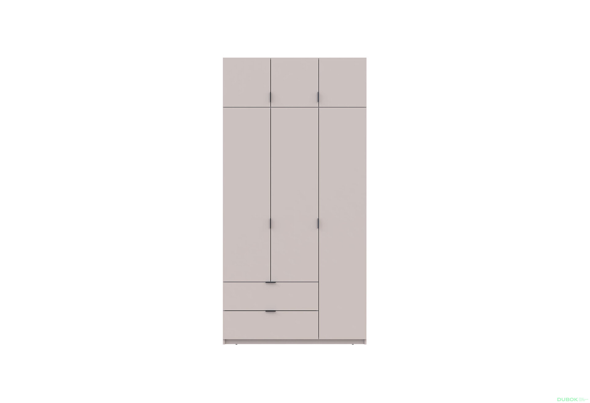 Obrázek 5 - Skříň čtyřdveřová Lukas 120 cm kašmír