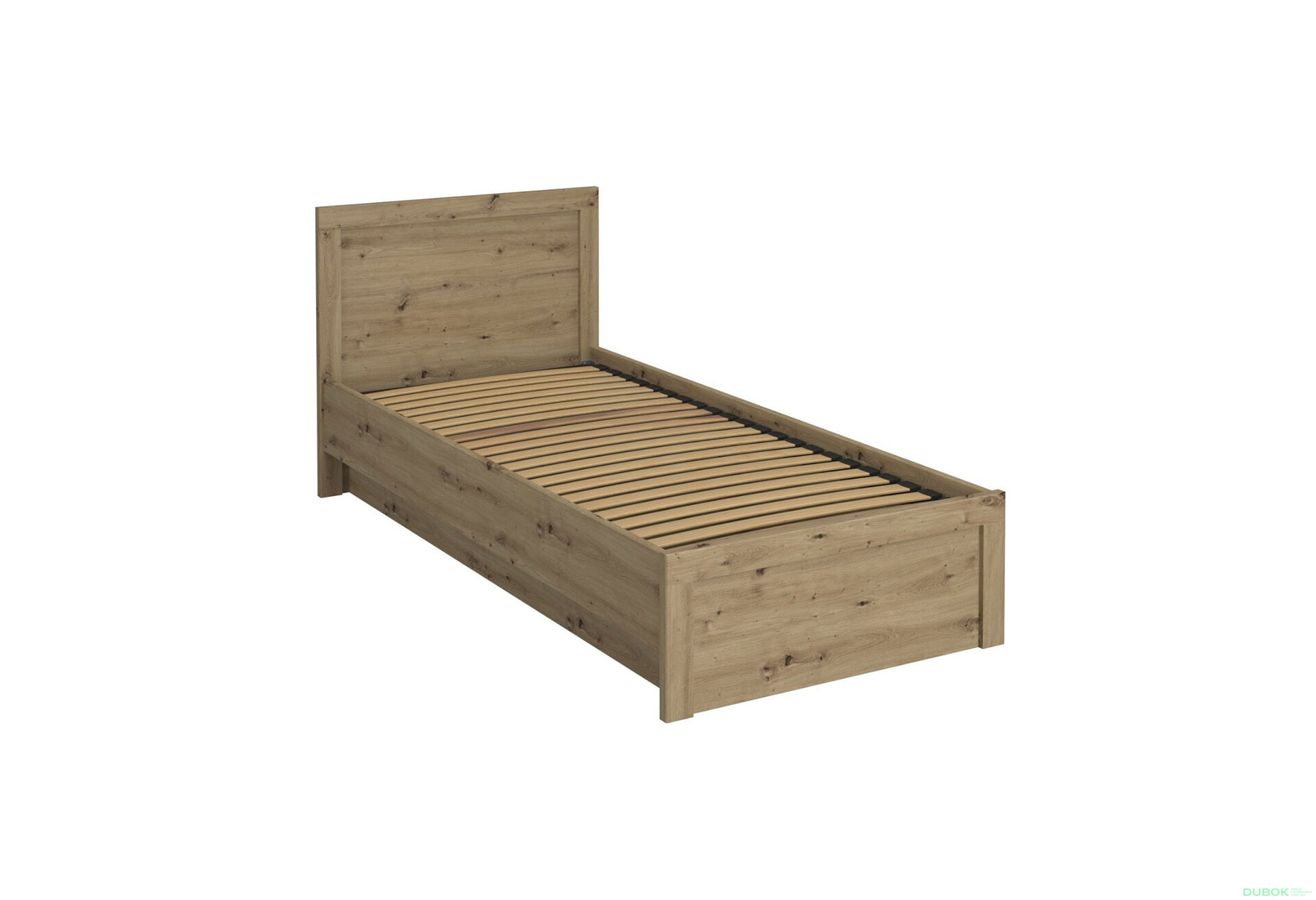 Obrázek 3 - Postel 90x200 s úložným prostorem dub artisan Jazz