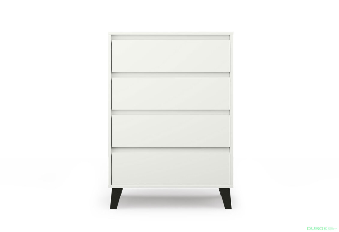 Komoda Borg 4s/70 bílá