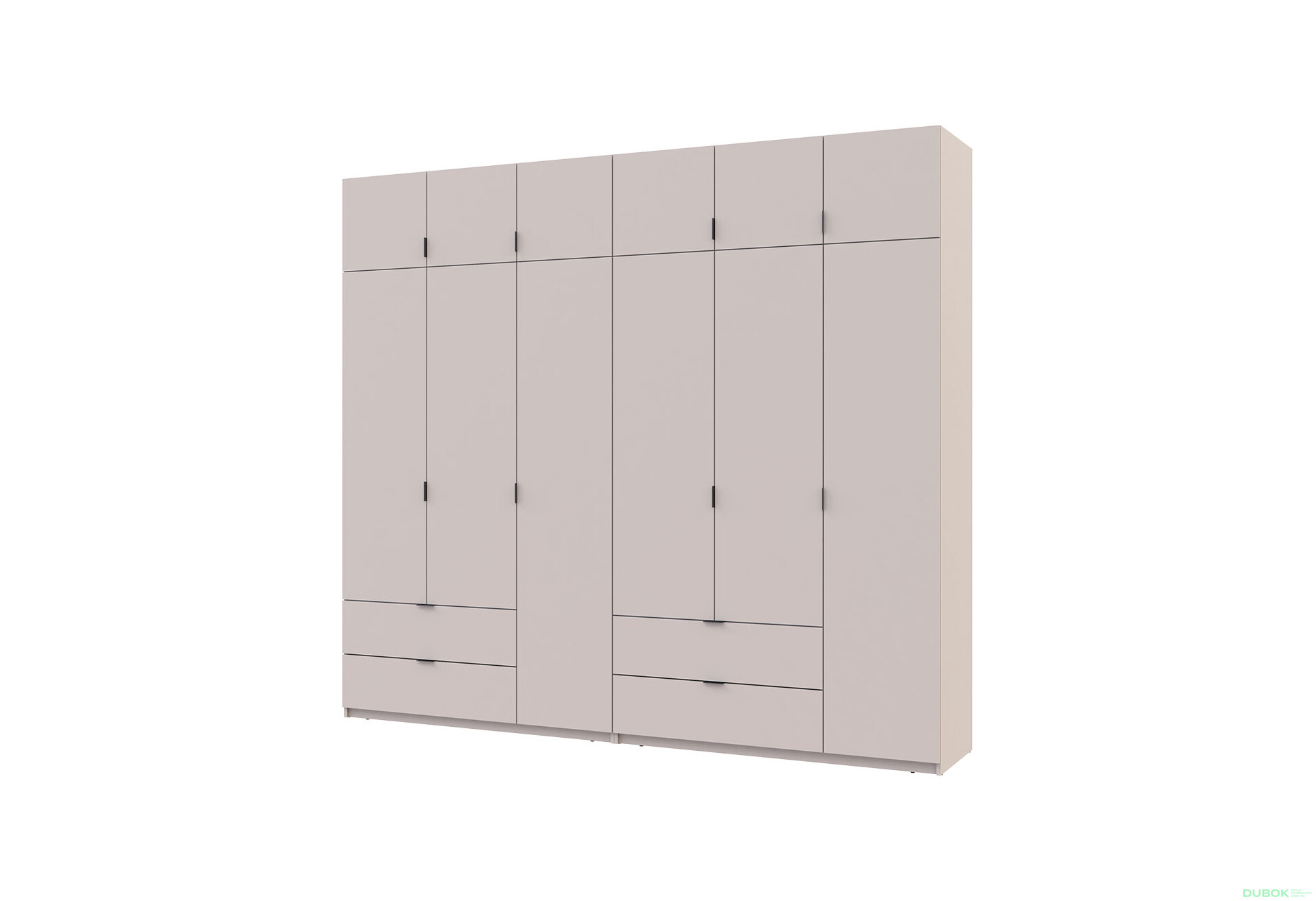 Obrázek 1 - Skříň Lukas 3+3 DT 270 kašmír