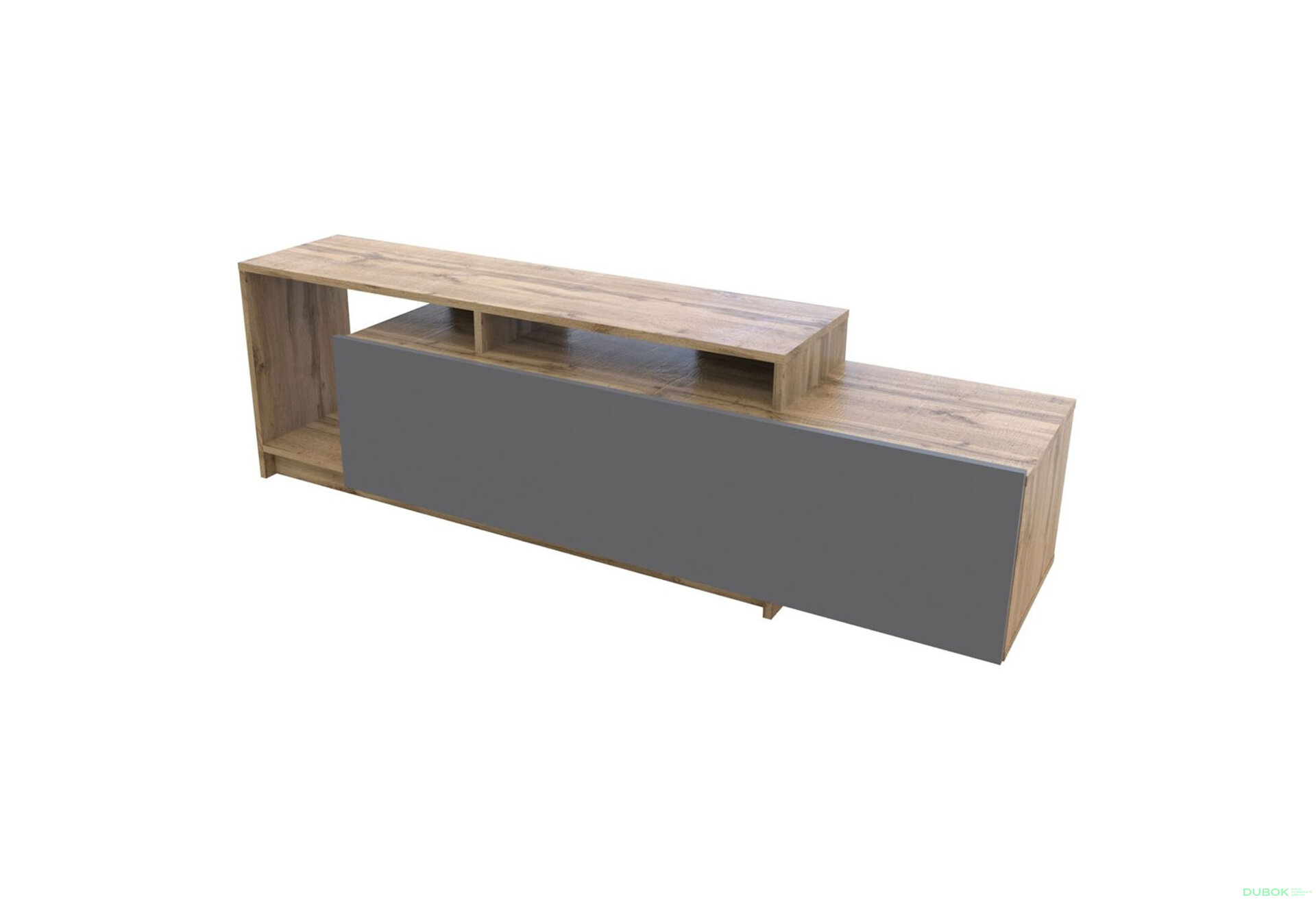 Obrázek 3 - TV stolek U2 tajo / grafit dřevotříska 160x38x48