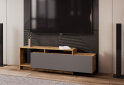 Obrázek 2 - TV stolek U2 tajo / grafit dřevotříska 160x38x48