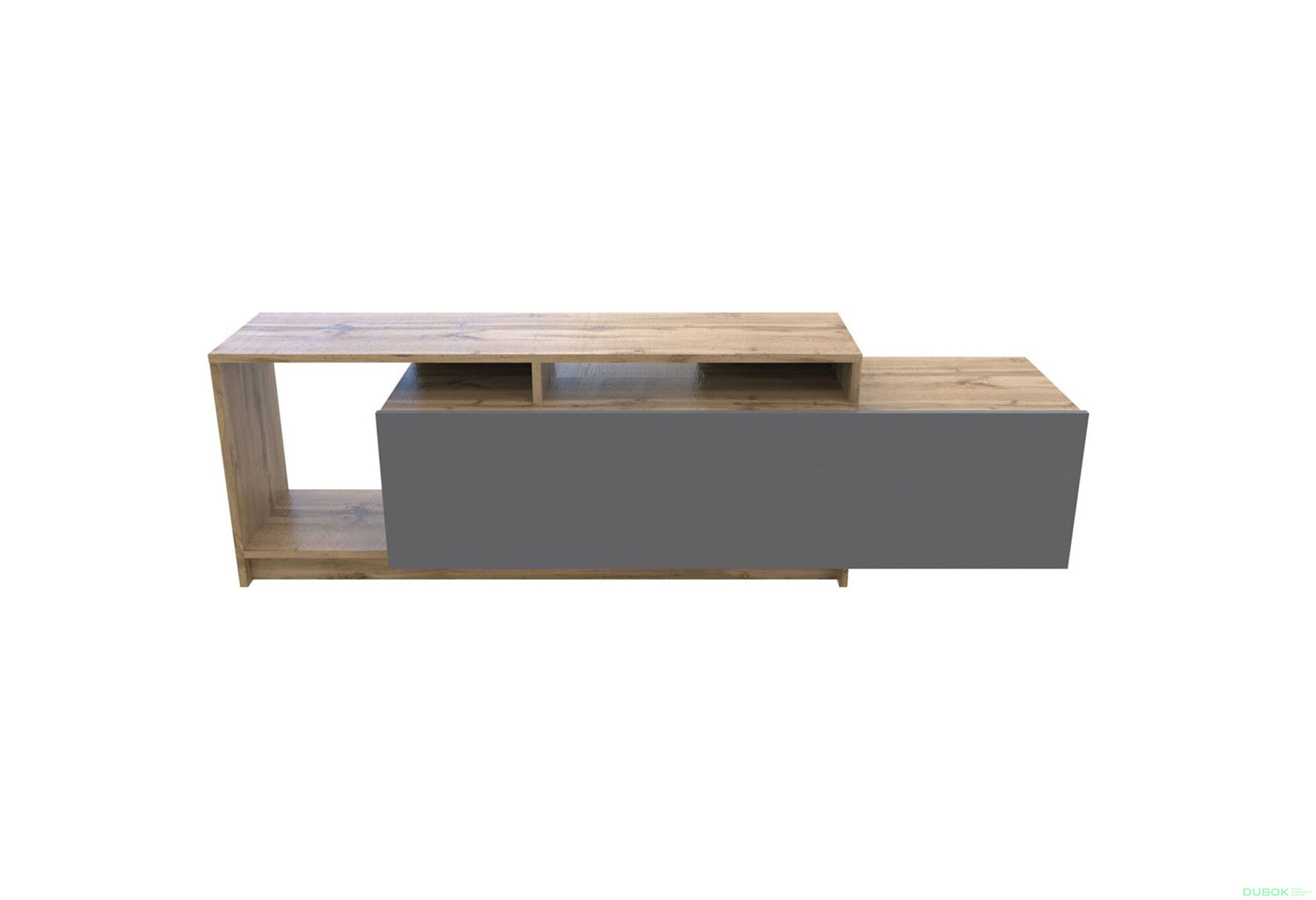 Obrázek 5 - TV stolek U2 tajo / grafit dřevotříska 160x38x48