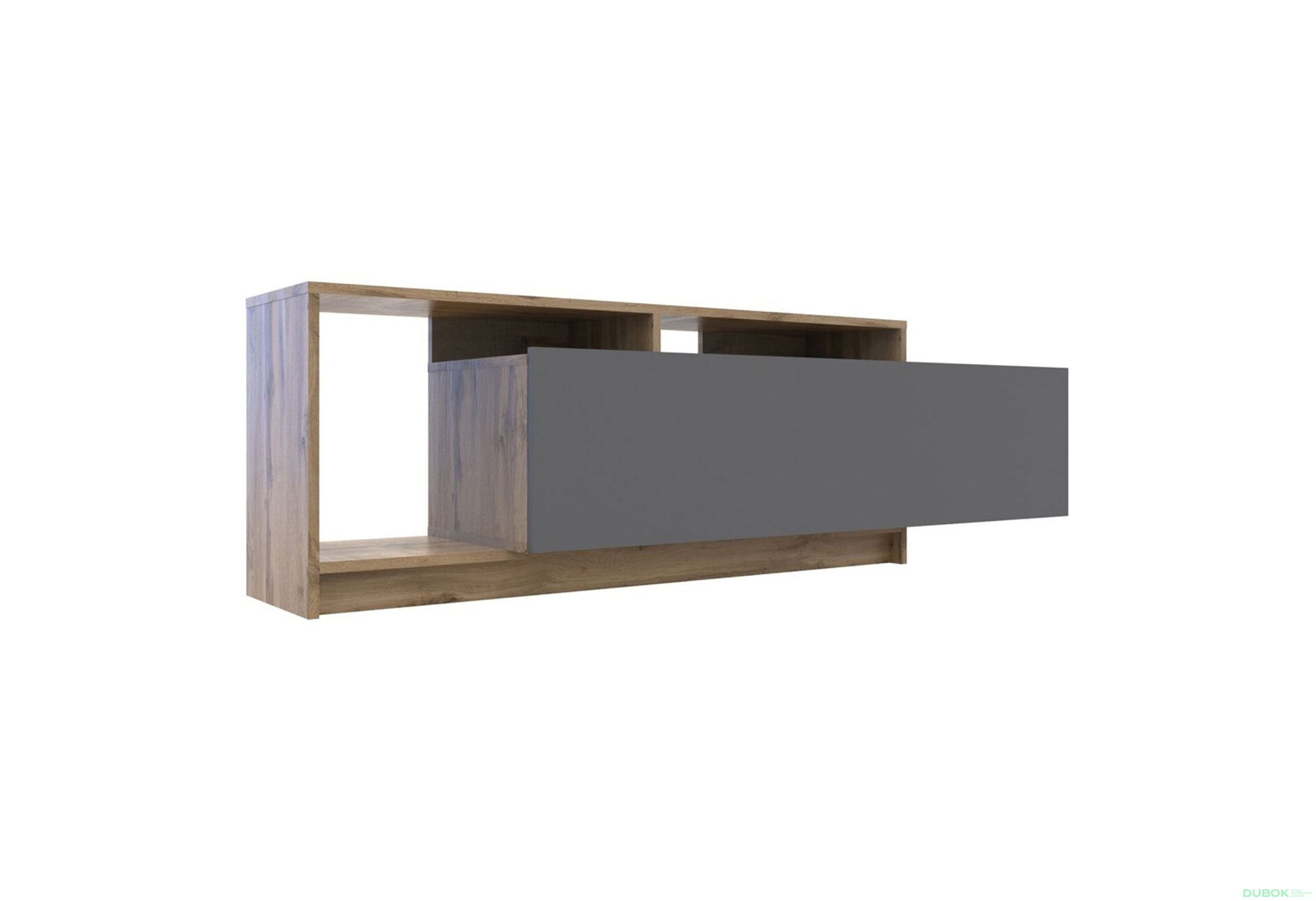 Obrázek 7 - TV stolek U2 tajo / grafit dřevotříska 160x38x48