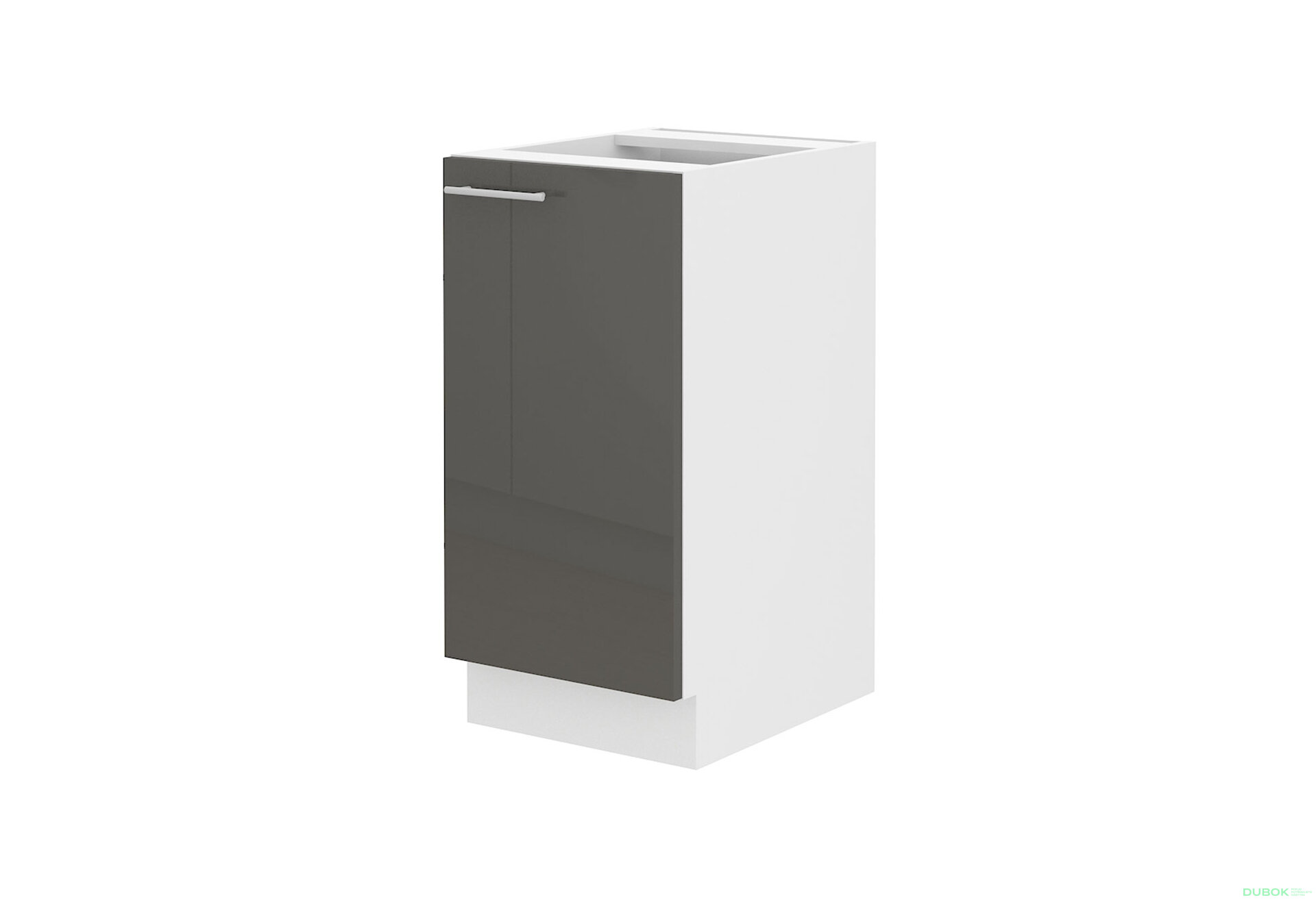 Obrázek 4768 - Kuchyňská sestava 3.0 m Lara bílý / šedý lesk