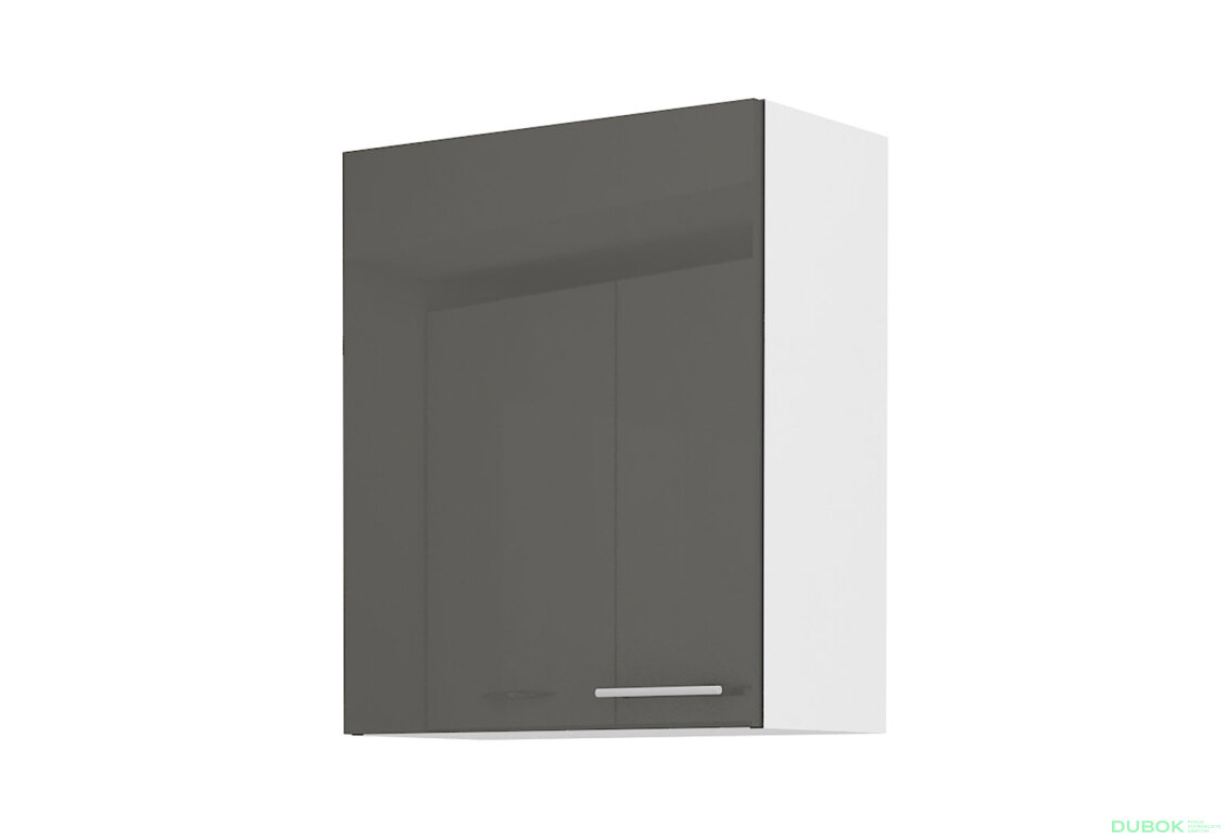 Obrázek 4779 - Kuchyňská sestava 2.9 m Lara bílý / šedý lesk