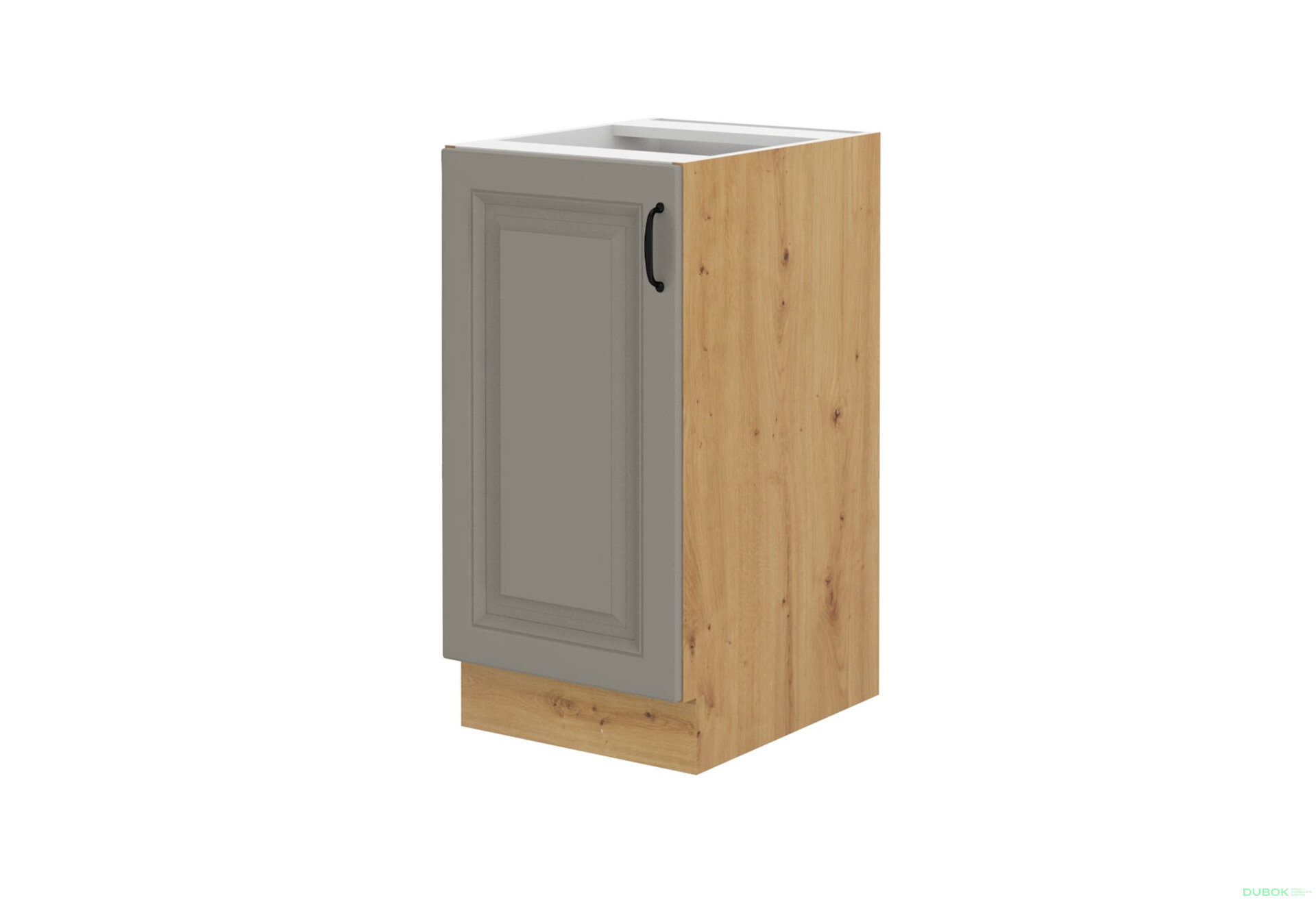 Obrázek 4106 - Kuchyňská sestava 1.2x2.4 m Stilo dub artisan / clay grey
