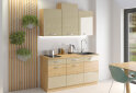 Obrázek 1 - Kuchyňská sestava 1.5 m Artisan / cappuccino lesk