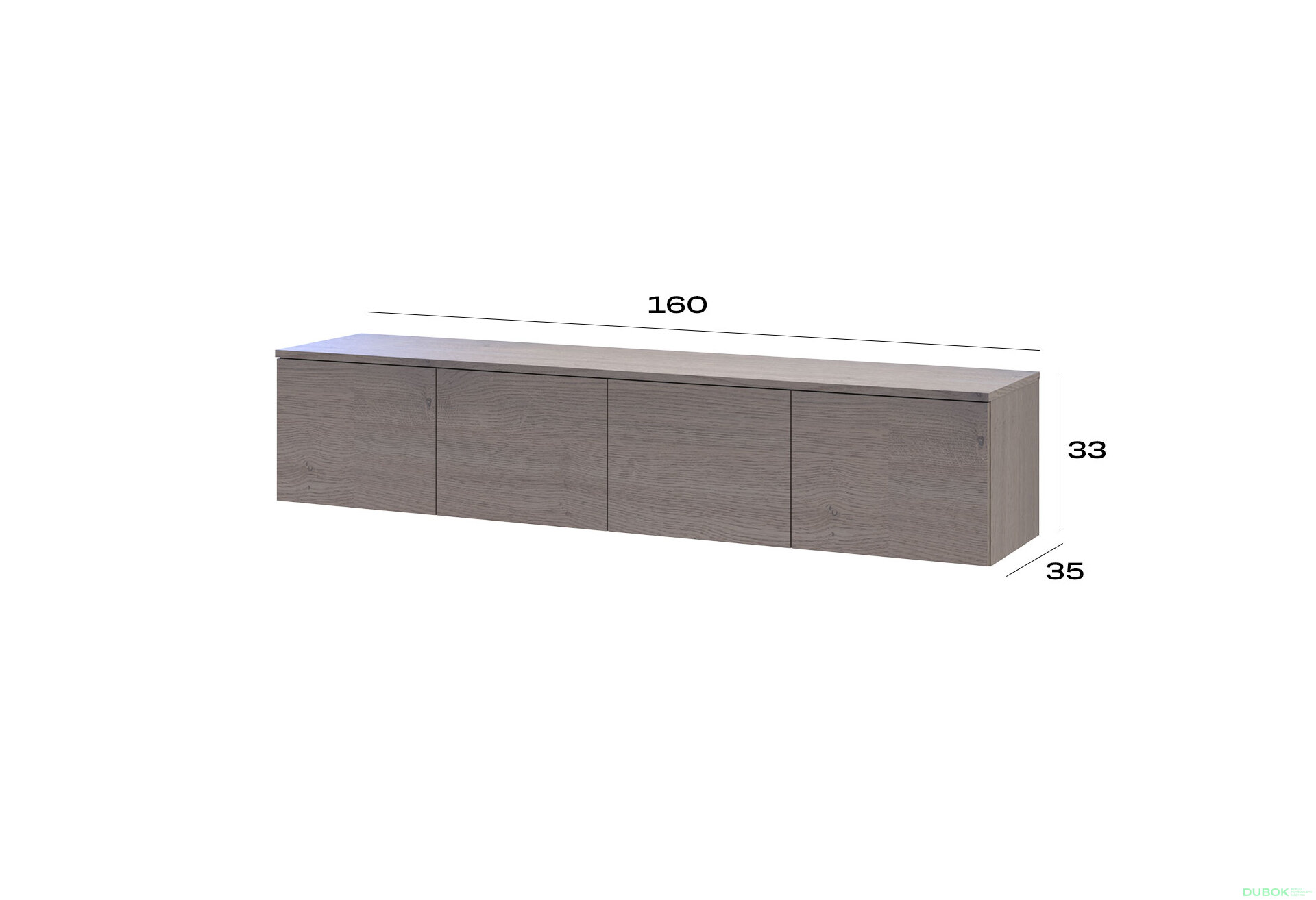 Obrázek 6 - TV stolek Levía cannolo 4dv 160x35x33