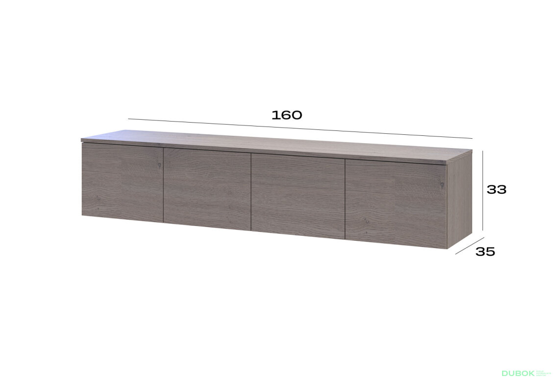 Obrázek 6 - TV stolek Levía cannolo 4dv 160x35x33